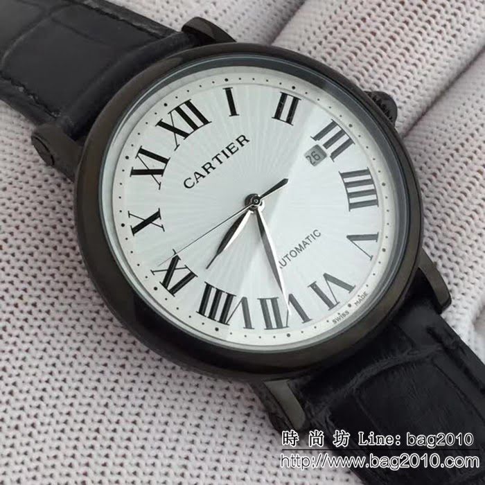 CARTIER卡地亞 全自動機械 時尚男士腕表  WSS3229